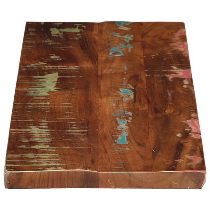 Piano Tavolo 70x20x2,5 cm Rettangolare in Massello di Recupero