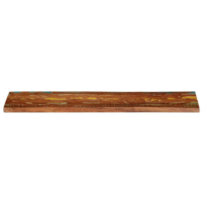 Piano Tavolo 110x20x2,5 cm Rettangolare in Massello di Recupero