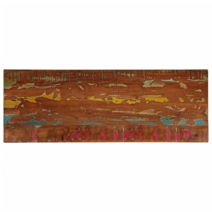 Piano Tavolo 160x50x2,5 cm Rettangolare in Massello di Recupero