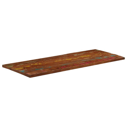 Piano Tavolo 160x50x2,5 cm Rettangolare in Massello di Recupero