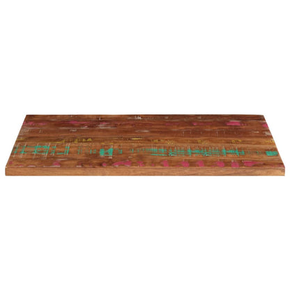 Piano Tavolo 110x60x2,5 cm Rettangolare in Massello di Recupero