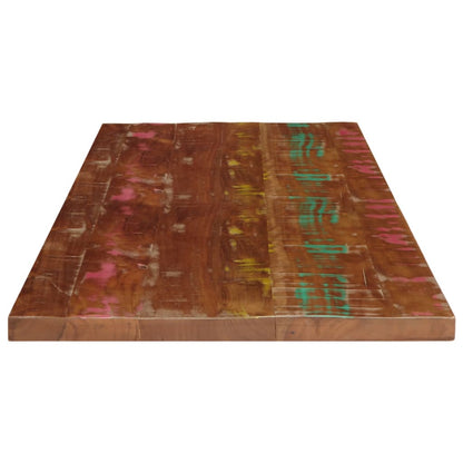 Piano Tavolo 110x60x2,5 cm Rettangolare in Massello di Recupero
