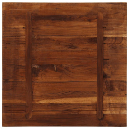 Piano per Tavolo 70x70x1,5 cm Quadrato Legno Massello di Acacia