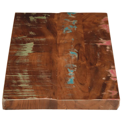 Piano Tavolo 80x20x3,8 cm Rettangolare in Massello di Recupero