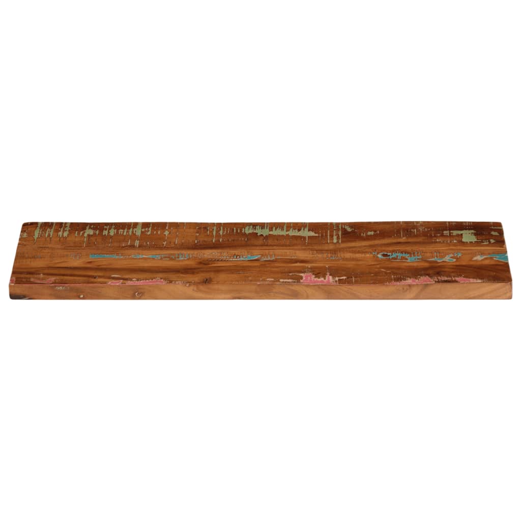 Piano Tavolo 70x30x3,8 cm Rettangolare in Massello di Recupero