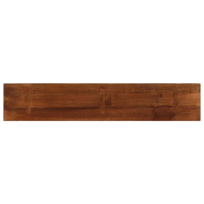 Piano Tavolo 160x40x3,8 cm Rettangolare in Massello di Recupero