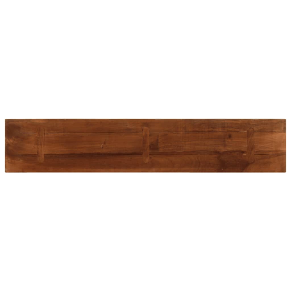 Piano Tavolo 180x40x3,8 cm Rettangolare in Massello di Recupero