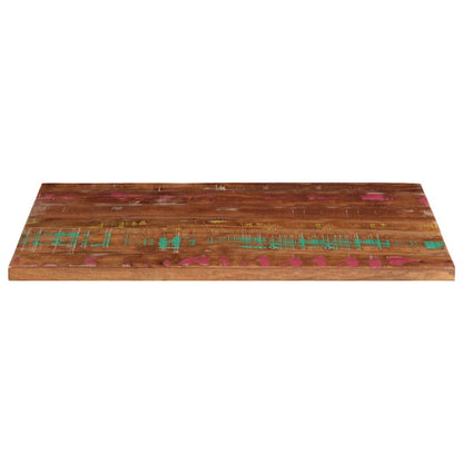 Piano Tavolo 100x60x3,8 cm Rettangolare in Massello di Recupero