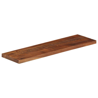 Piano Tavolo 100x20x2,5 cm Rettangolare in Massello di Recupero