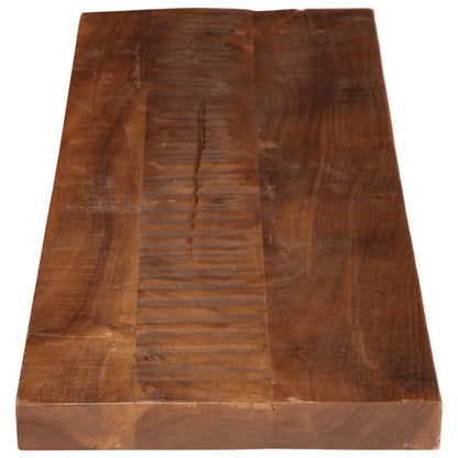 Piano Tavolo 100x20x2,5 cm Rettangolare in Massello di Recupero