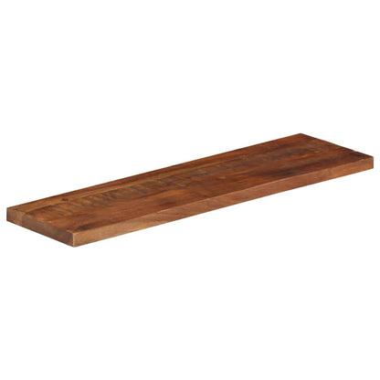 Piano Tavolo 110x20x2,5 cm Rettangolare in Massello di Recupero