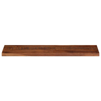 Piano Tavolo 110x30x2,5 cm Rettangolare in Massello di Recupero