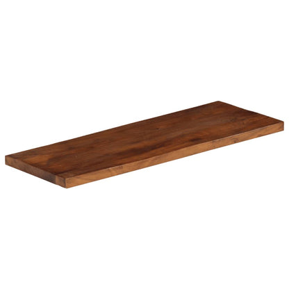 Piano Tavolo 90x40x2,5 cm Rettangolare in Massello di Recupero