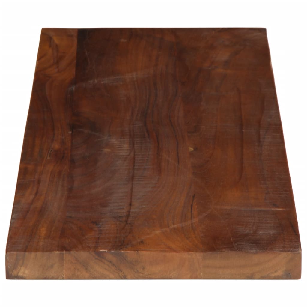 Piano Tavolo 90x40x2,5 cm Rettangolare in Massello di Recupero