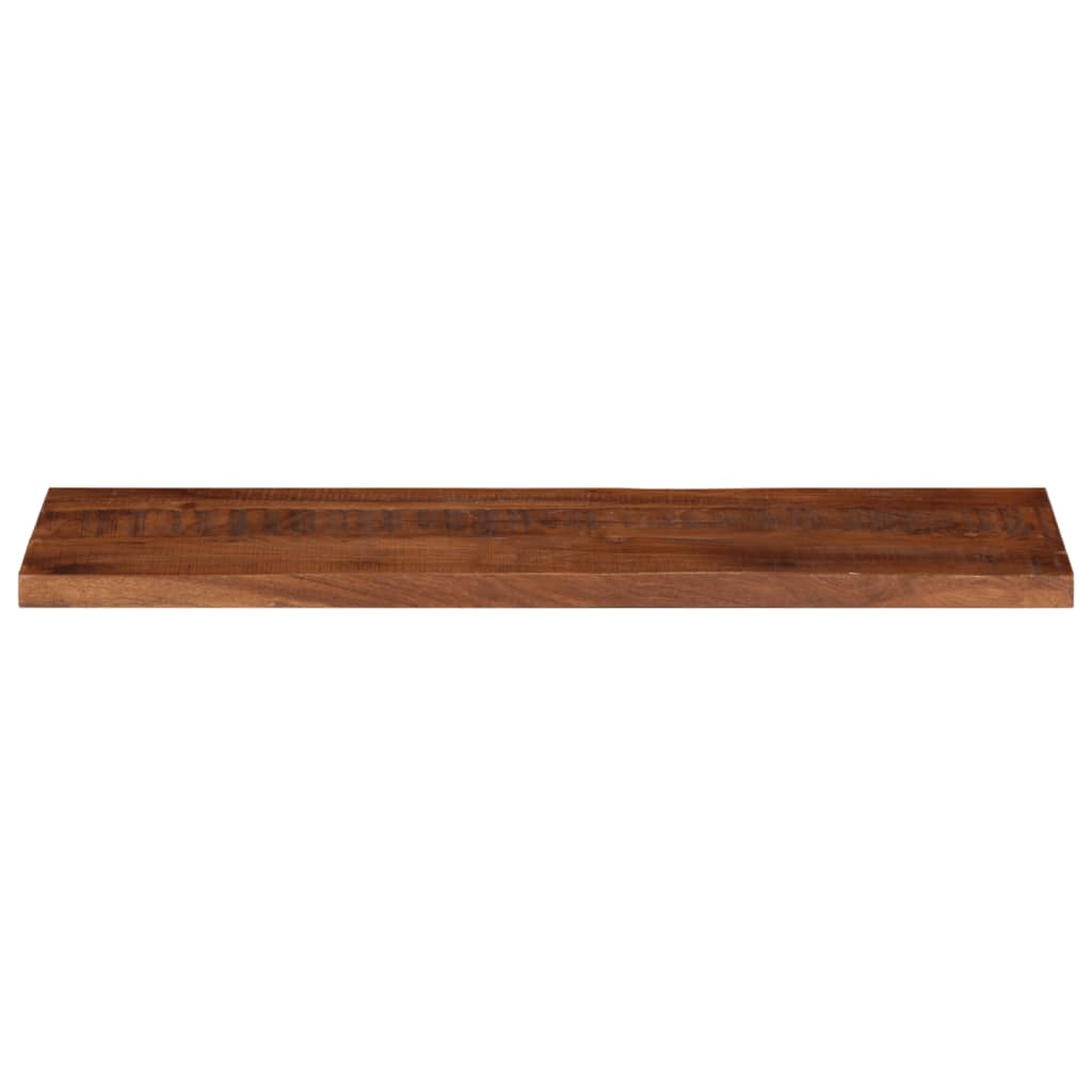 Piano Tavolo 100x40x2,5 cm Rettangolare in Massello di Recupero