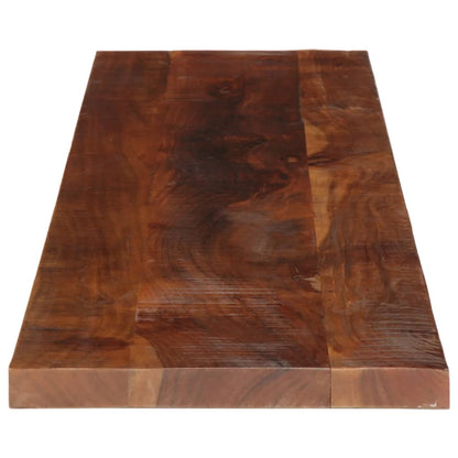 Piano Tavolo 180x40x2,5 cm Rettangolare in Massello di Recupero