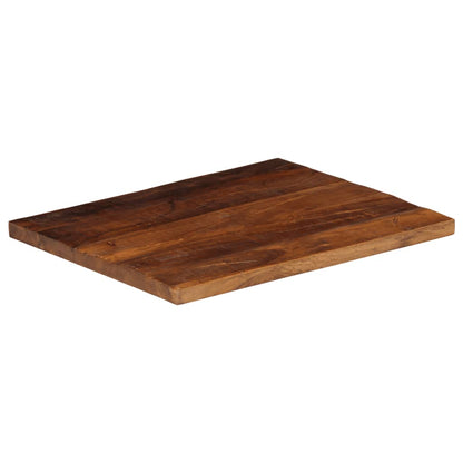 Piano Tavolo 60x50x2,5 cm Rettangolare in Massello di Recupero