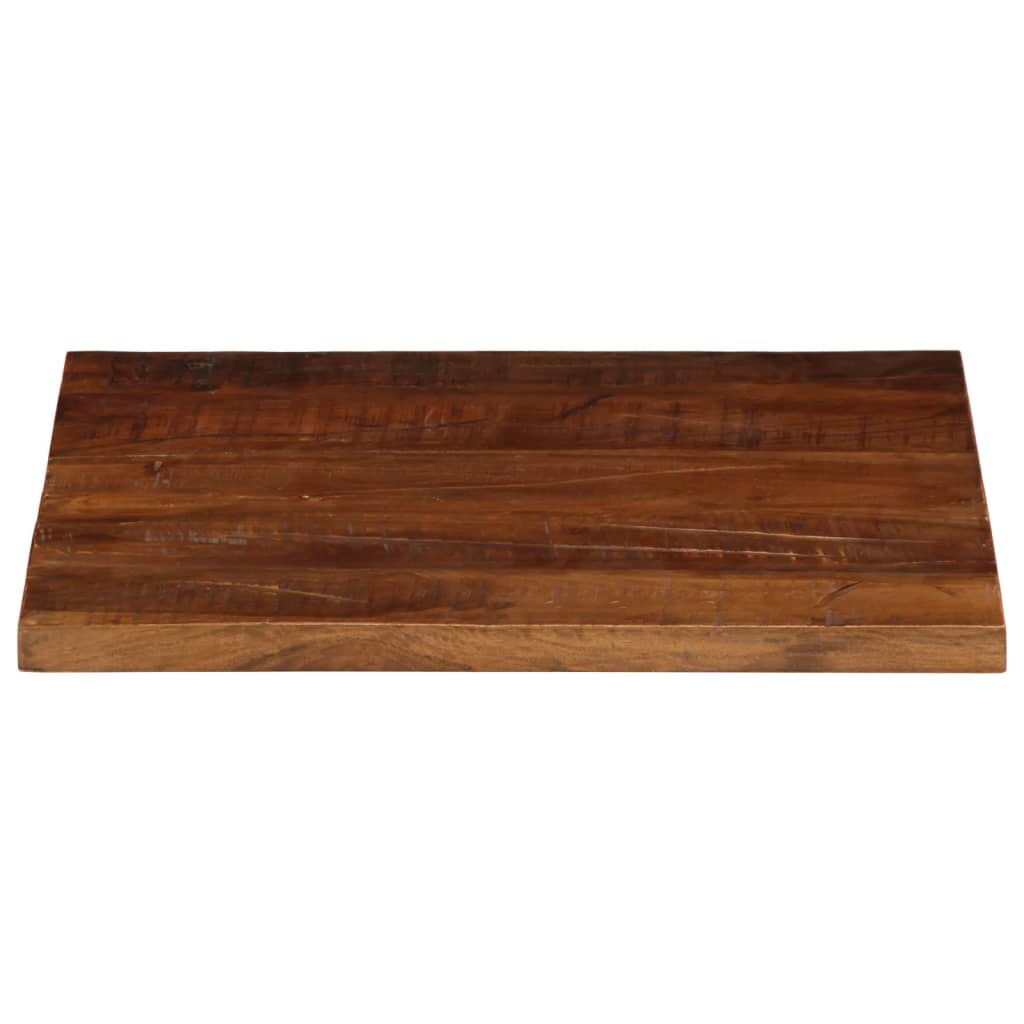 Piano Tavolo 60x50x2,5 cm Rettangolare in Massello di Recupero
