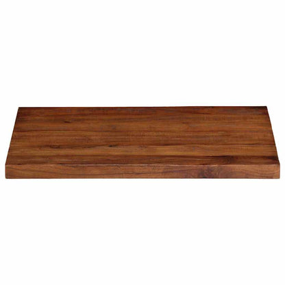Piano Tavolo 90x50x2,5 cm Rettangolare in Massello di Recupero