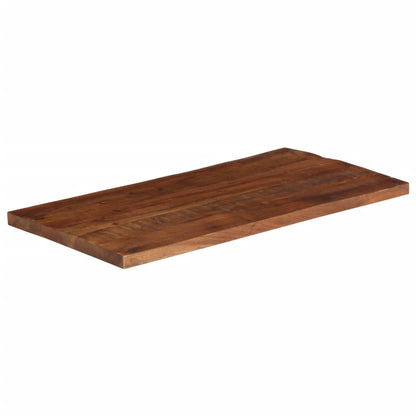 Piano Tavolo 100x50x2,5 cm Rettangolare in Massello di Recupero