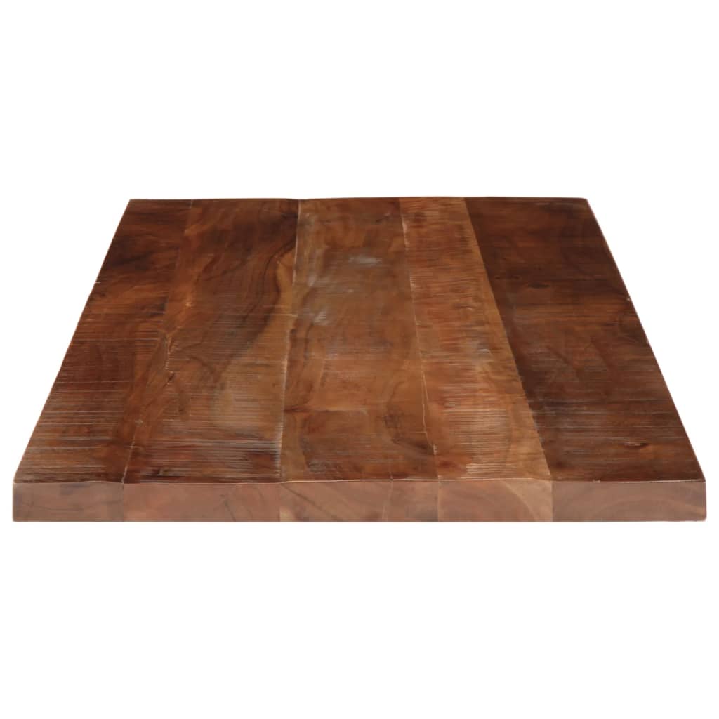 Piano Tavolo 140x50x2,5 cm Rettangolare in Massello di Recupero