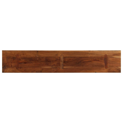 Piano Tavolo 180x20x3,8 cm Rettangolare in Massello di Recupero