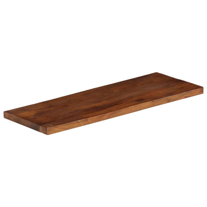 Piano Tavolo 90x40x3,8 cm Rettangolare in Massello di Recupero