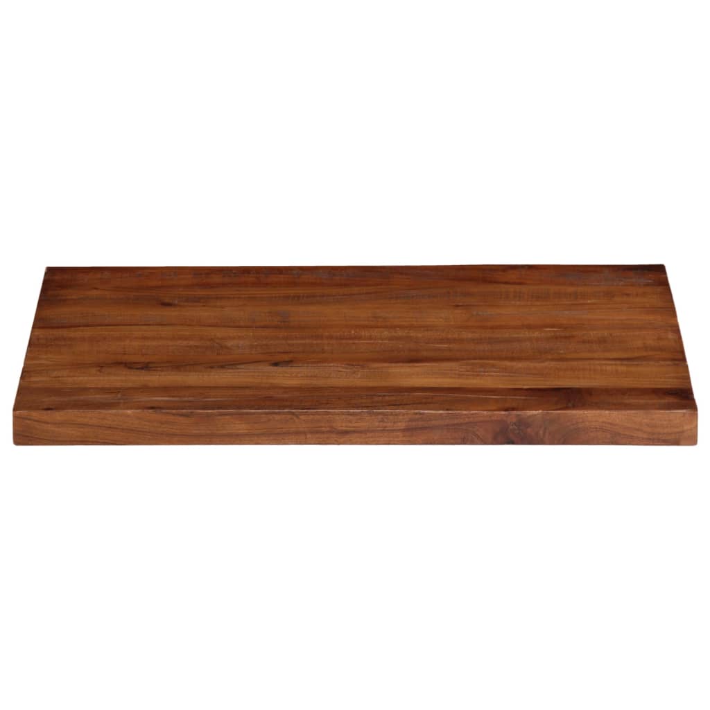 Piano Tavolo 70x50x3,8 cm Rettangolare in Massello di Recupero
