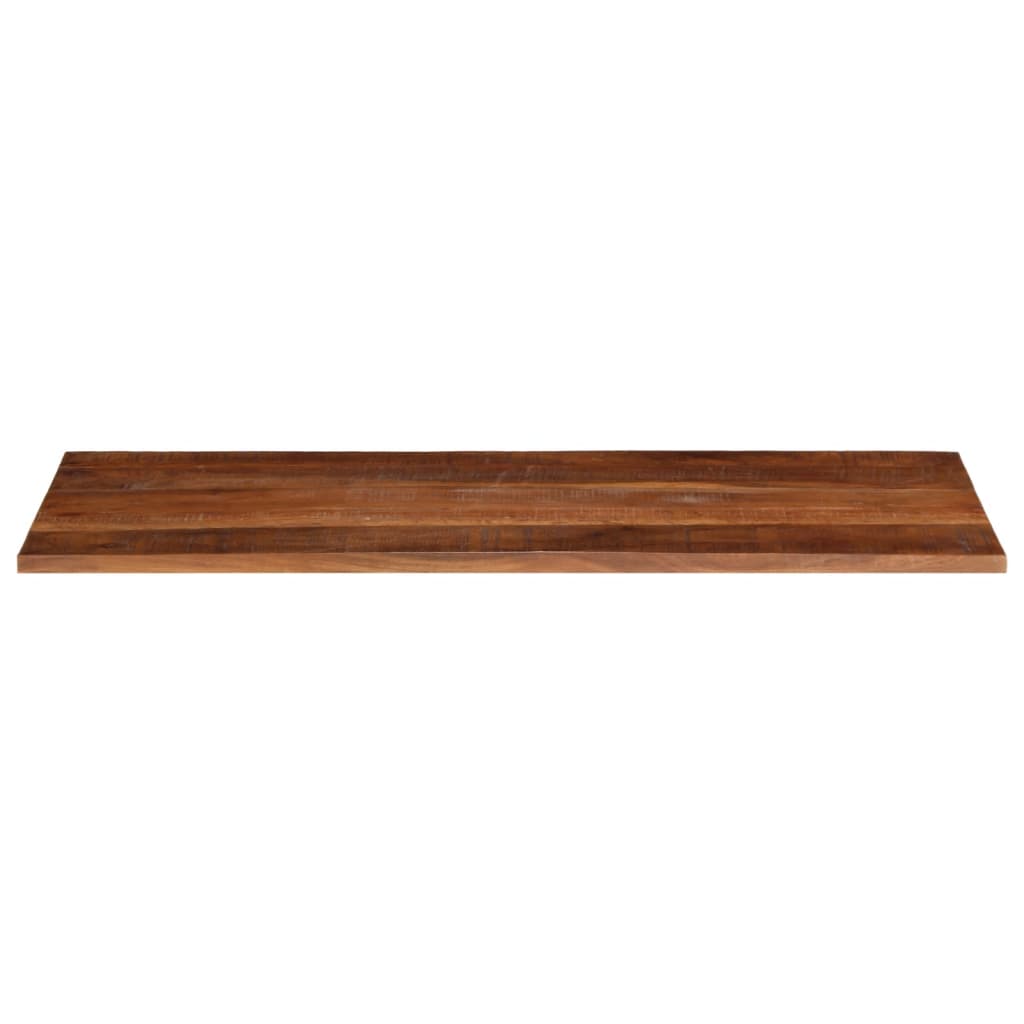 Piano Tavolo 140x50x3,8 cm Rettangolare in Massello di Recupero