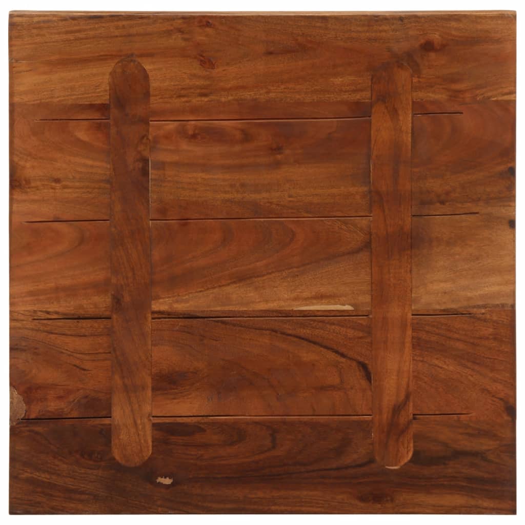 Piano per Tavolo 60x60x3,8 cm Quadrato Legno Massello di Acacia