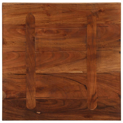 Piano per Tavolo 60x60x3,8 cm Quadrato Legno Massello di Acacia