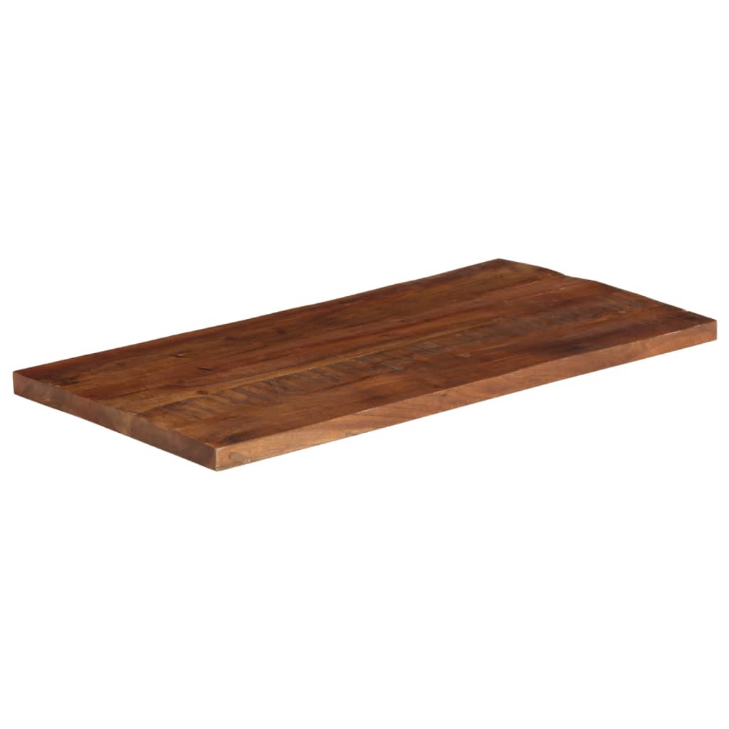 Piano Tavolo 110x60x3,8 cm Rettangolare in Massello di Recupero
