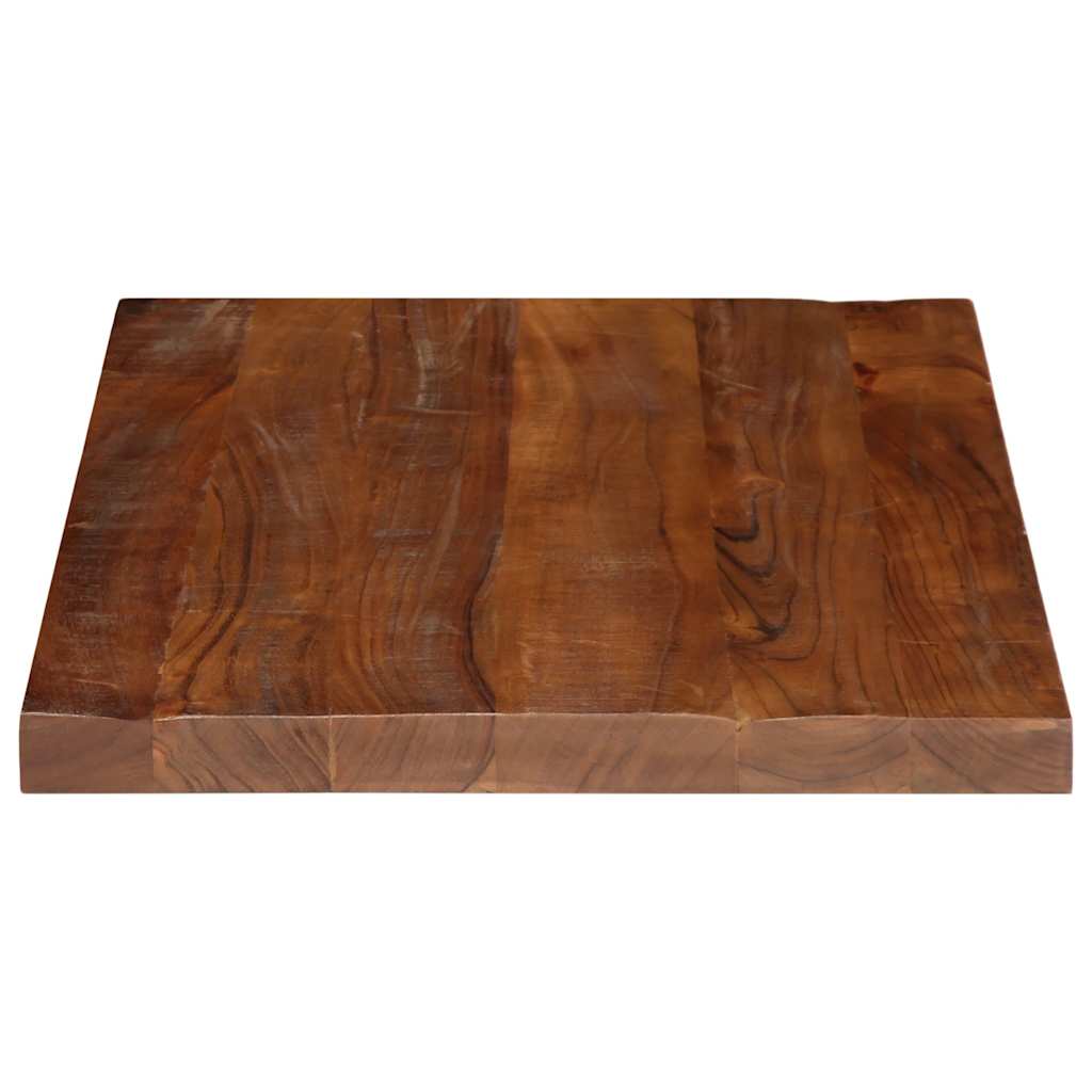 Piano Tavolo 80x70x3,8 cm Rettangolare in Massello di Recupero
