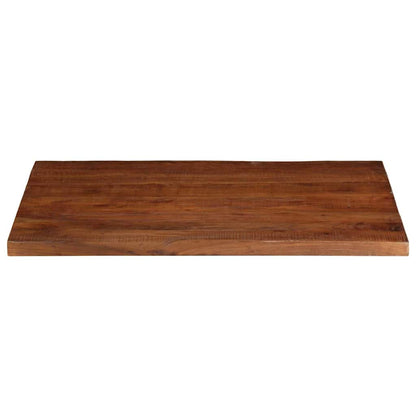 Piano Tavolo 100x80x3,8 cm Rettangolare in Massello di Recupero