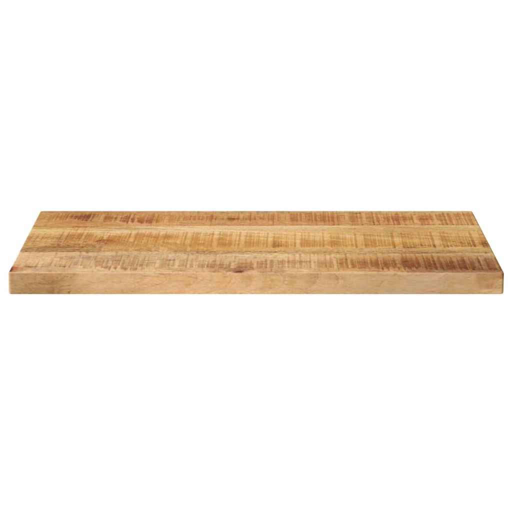 Piano per Tavolo 60x30x2,5cm Rettangolare Legno di Mango Grezzo