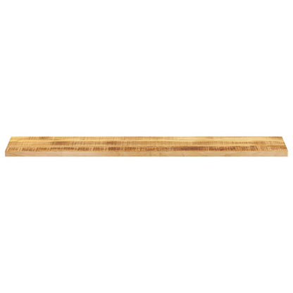 Piano per Tavolo 180x30x2,5cm Rettangolare Legno Mango Grezzo