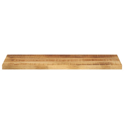 Piano Tavolo 80x40x2,5 cm Rettangolare Legno di Mango Grezzo