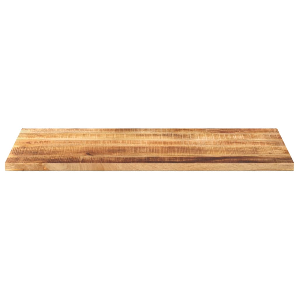 Piano per Tavolo 100x60x2,5 cm Rettangolare Legno Mango Grezzo