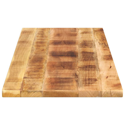 Piano per Tavolo 140x60x2,5 cm Rettangolare Legno Mango Grezzo
