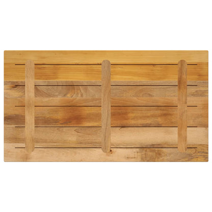 Piano per Tavolo 110x70x2,5 cm Rettangolare Legno Mango Grezzo