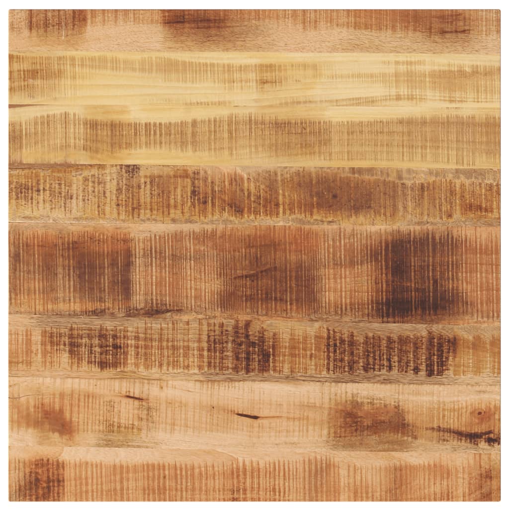 Piano per Tavolo 80x80x1,5 cm Quadrato Legno di Mango Grezzo