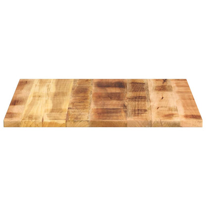 Piano per Tavolo 80x80x1,5 cm Quadrato Legno di Mango Grezzo