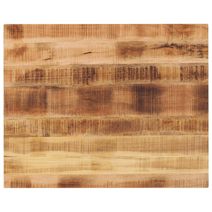 Piano per Tavolo 100x80x2,5 cm Rettangolare Legno Mango Grezzo