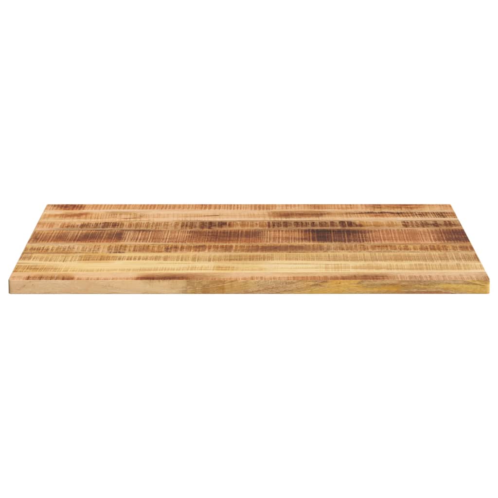 Piano per Tavolo 110x80x2,5 cm Rettangolare Legno Mango Grezzo