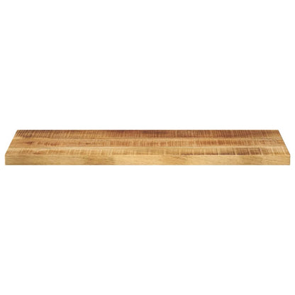 Piano per Tavolo 80x20x3,8cm Rettangolare Legno di Mango Grezzo