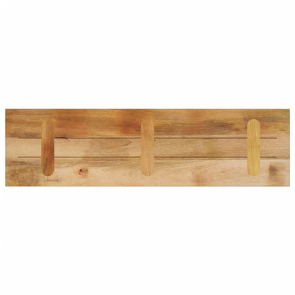 Piano per Tavolo 120x20x3,8 cm Rettangolare Legno Mango Grezzo