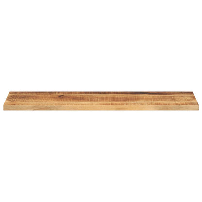 Piano per Tavolo 110x30x3,8 cm Rettangolare Legno Mango Grezzo