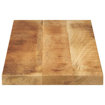 Piano per Tavolo 70x40x3,8cm Rettangolare Legno di Mango Grezzo
