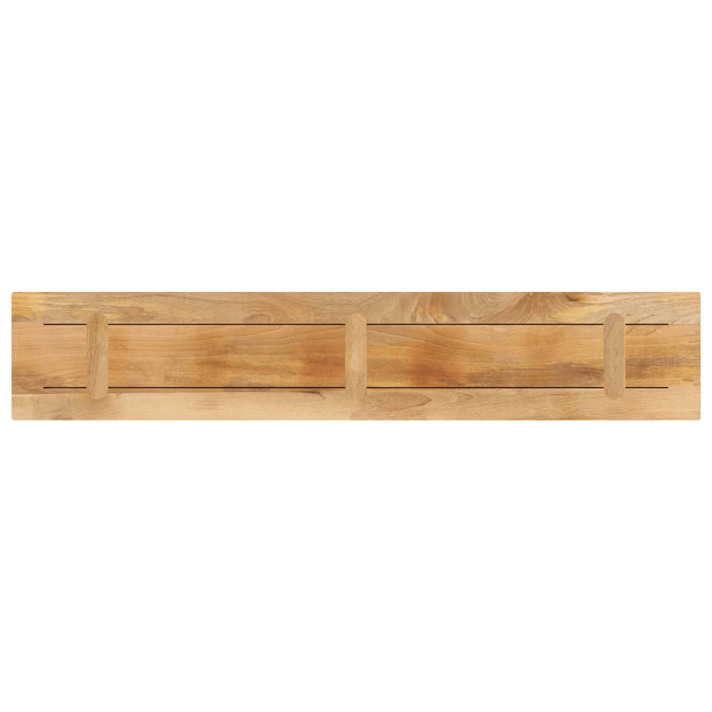 Piano per Tavolo 180x40x3,8 cm Rettangolare Legno Mango Grezzo