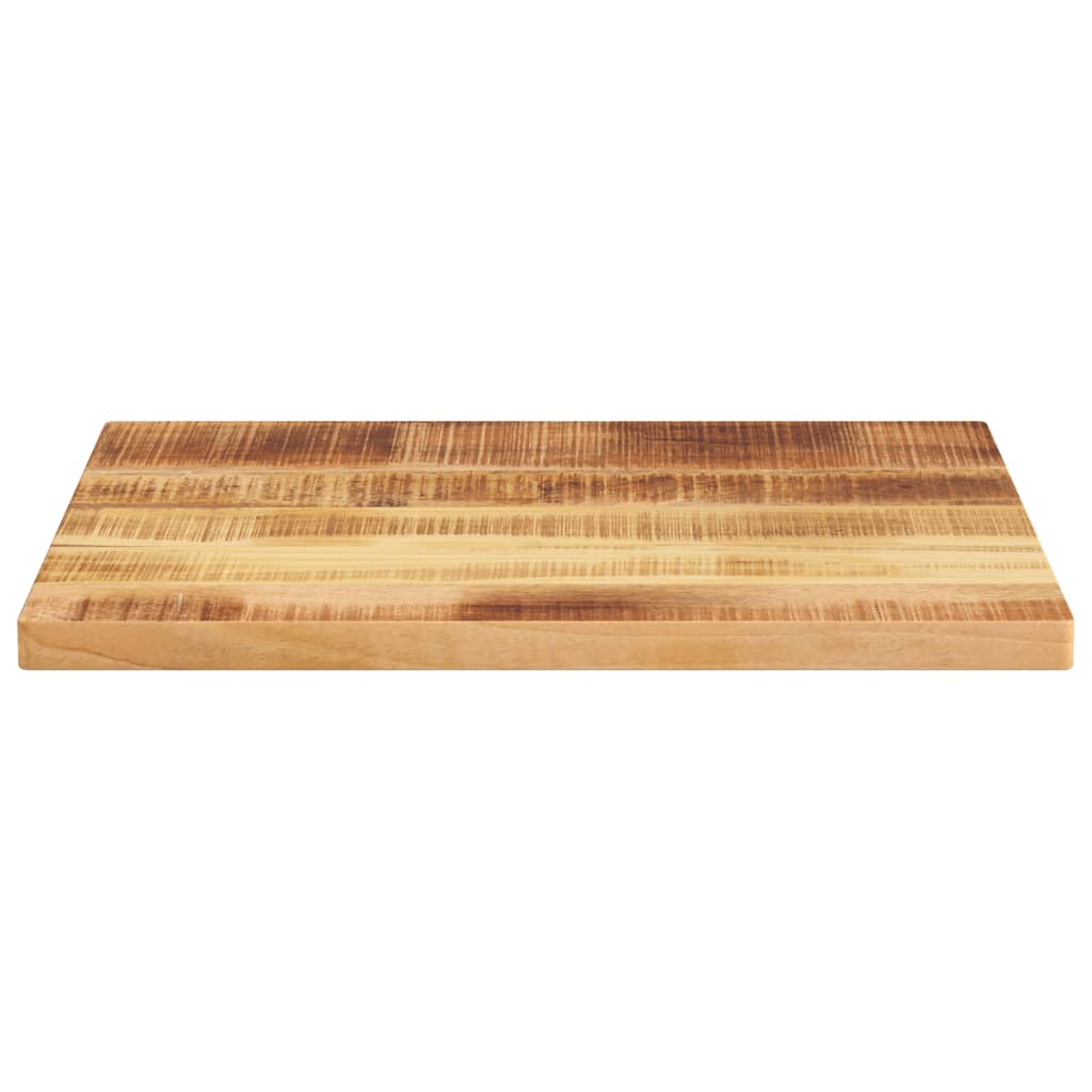 Piano per Tavolo 60x50x3,8 cm Rettangolare Legno Mango Grezzo